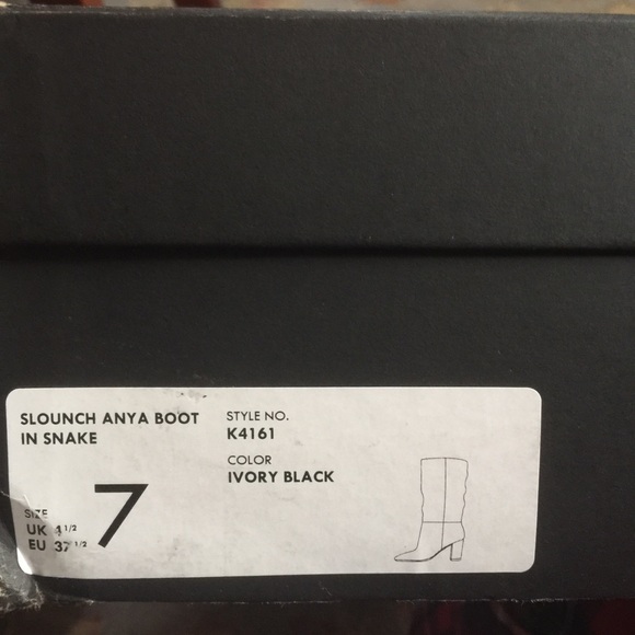 JCREW SNAKESKIN TALL BOOTS sz 7 NIB - Picture 4 of 5